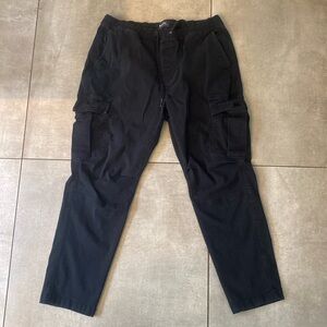 Men’s blue notes, loose fit cargo joggers
